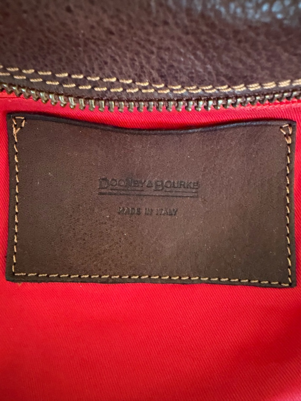 Dooney & Bourke Alto MBL07 The Kelli bag in Cognac. - Picture 11 of 15